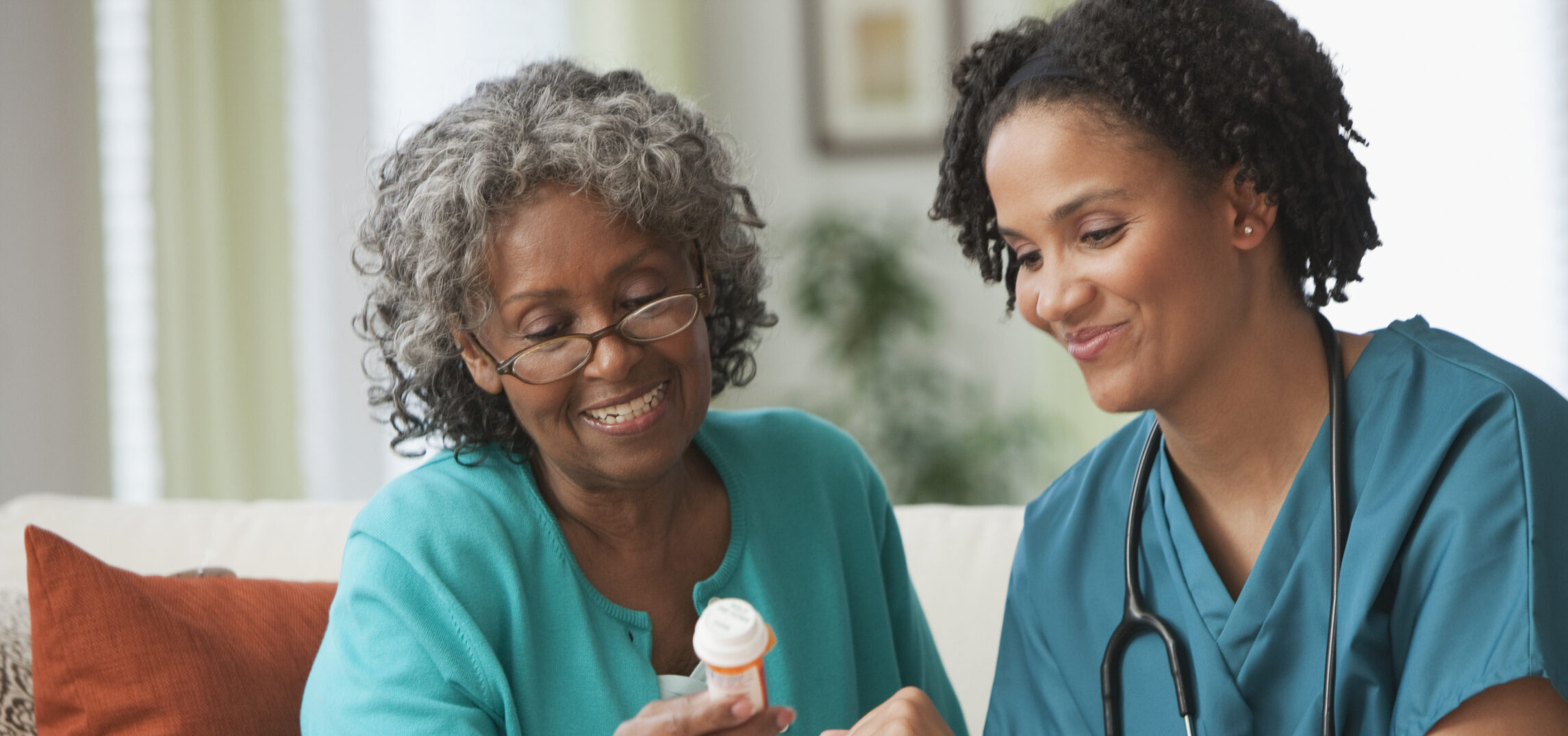 Recovering patient receiving home health support